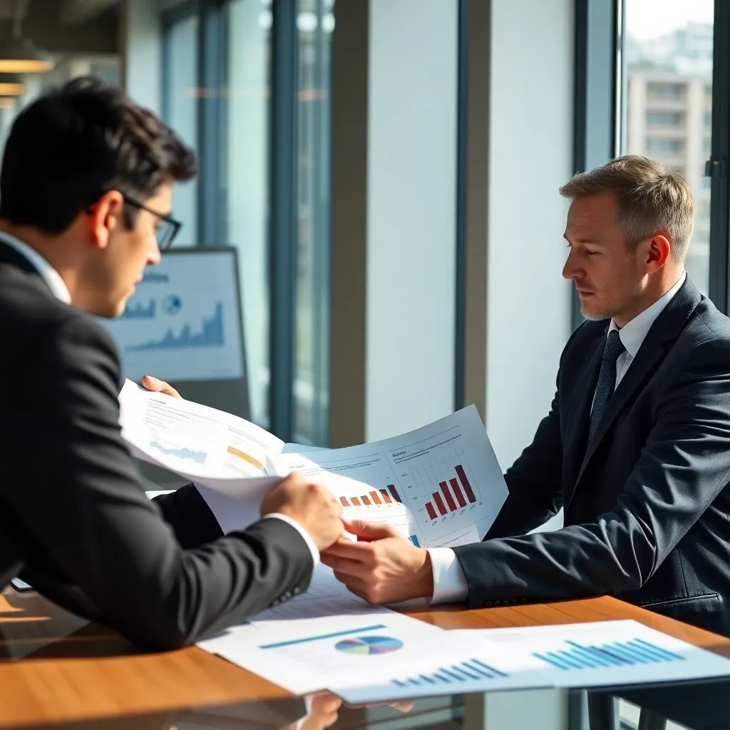 Financieel adviseur bespreekt belastingefficiënte cashflow strategieën met ondernemer