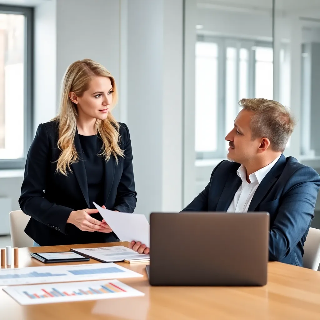 Ondernemer die financiële documenten analyseert voor belastingplanning